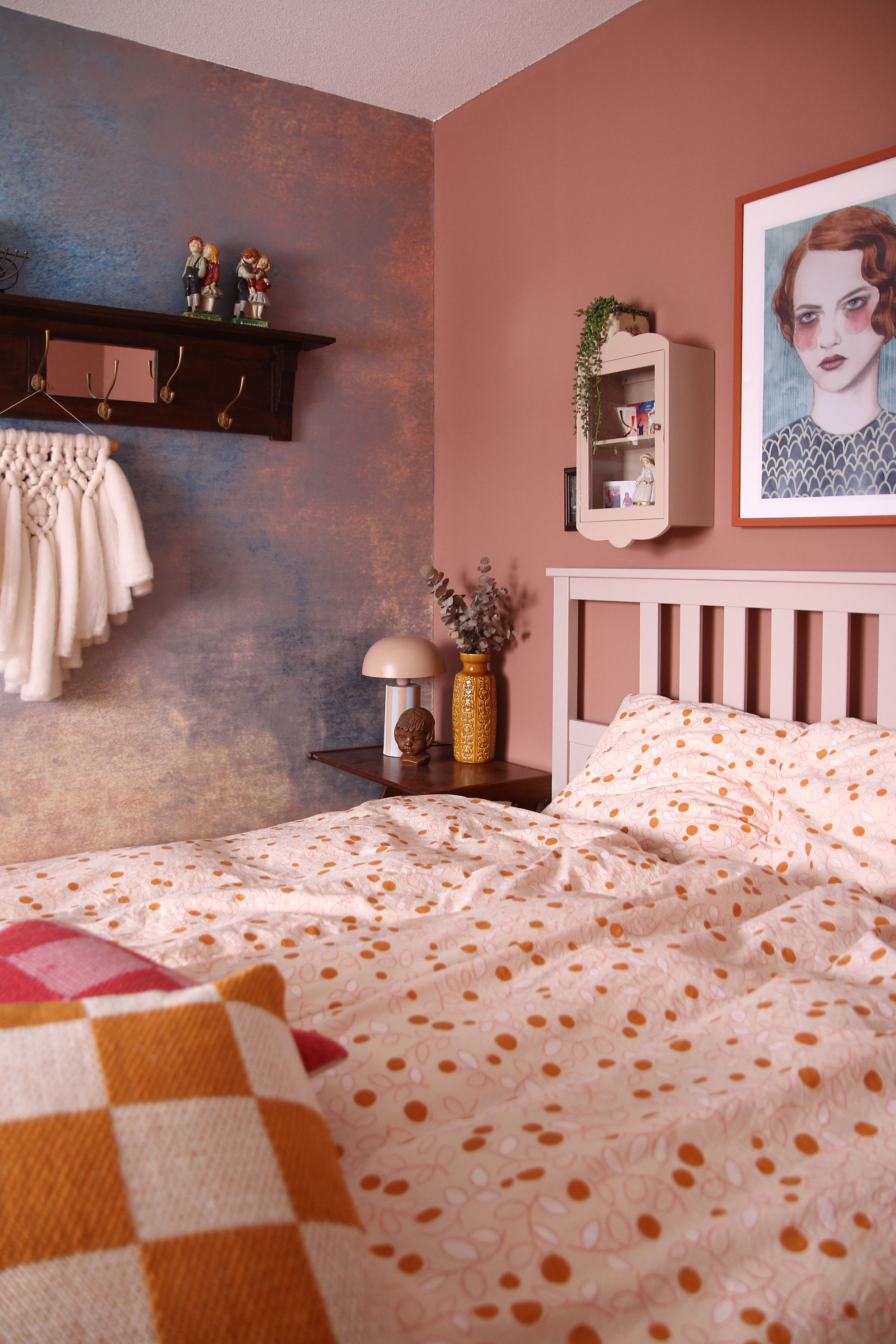 Kleurrijke slaapkamer van Jenneke van Prachtig88