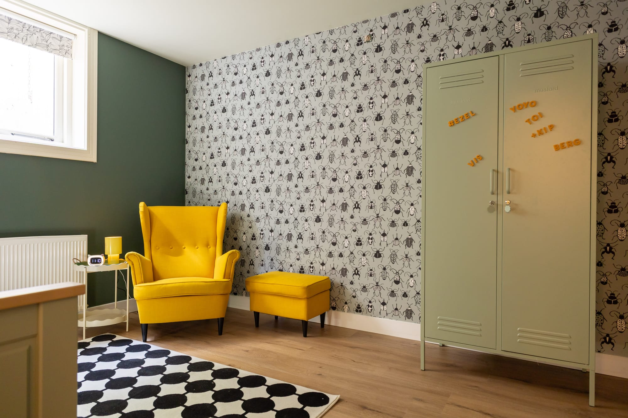 Jongenskamer inspiratie Groen en Geometrisch