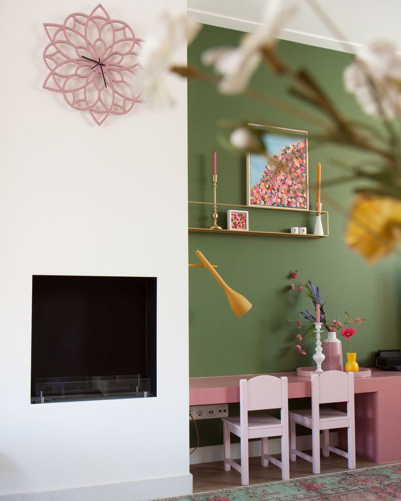 Ons kleurrijke tv-meubel: van wit naar Buzz Colour 7 - Flexa